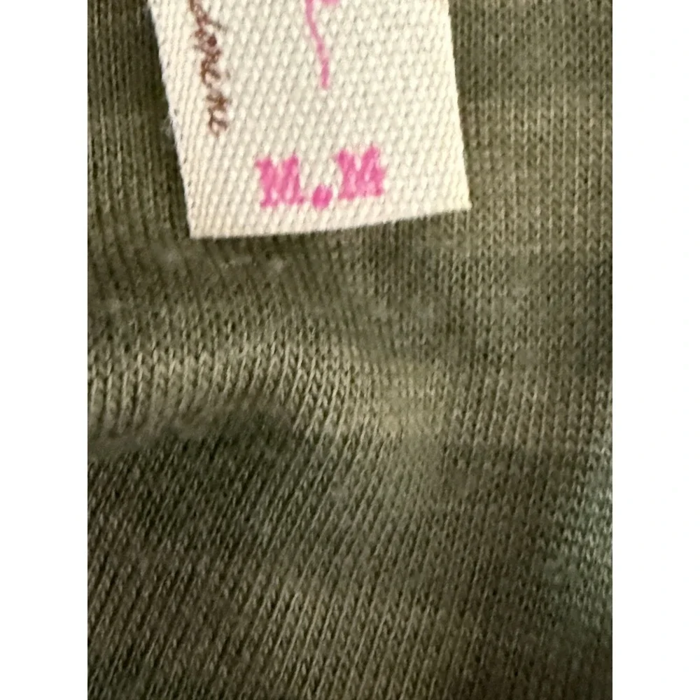 Free People Mini Olive Green Striped‎ Ruched Twist Tulip Skirt Size M Rush Party